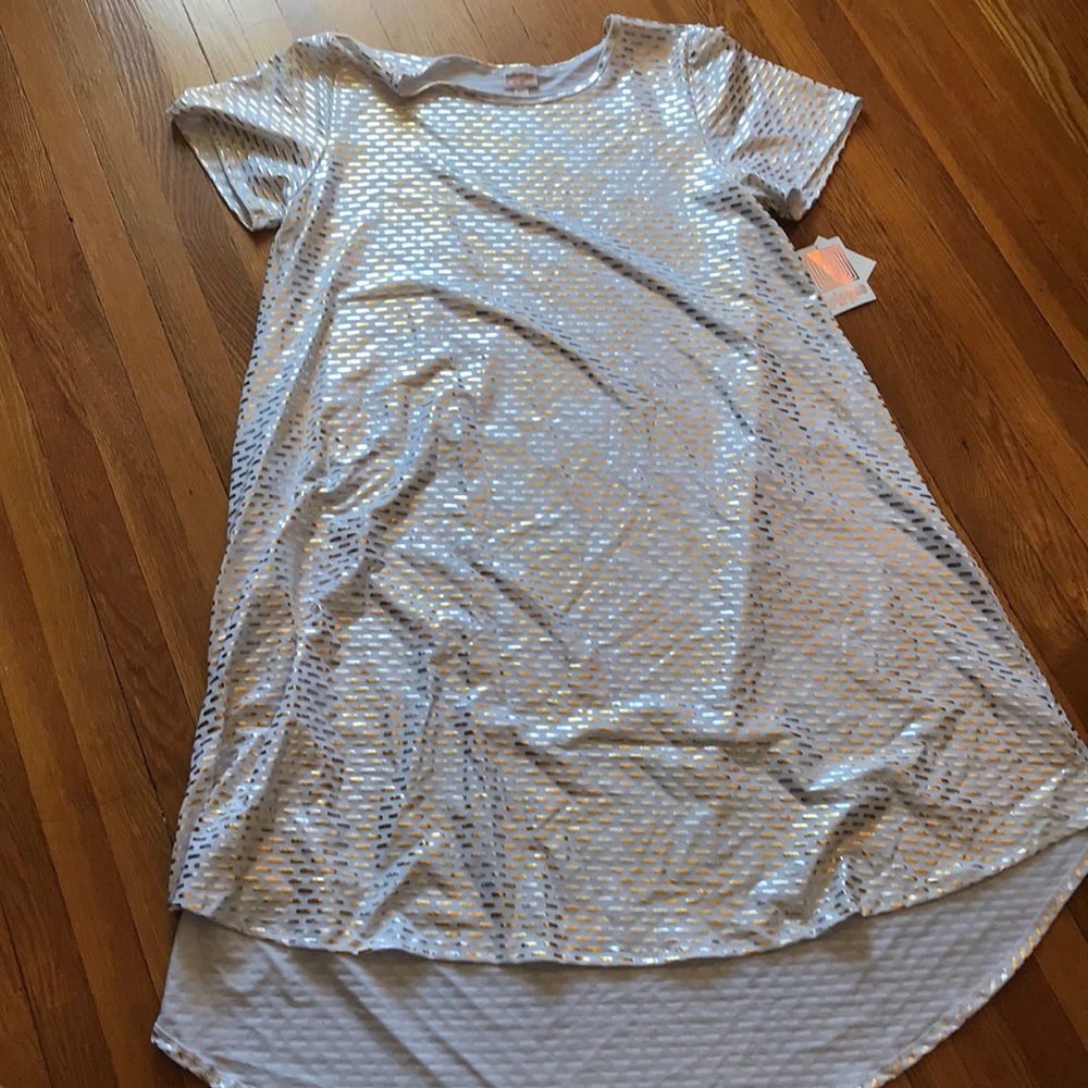 New with tags white Lularoe elegant Carly in 3xl